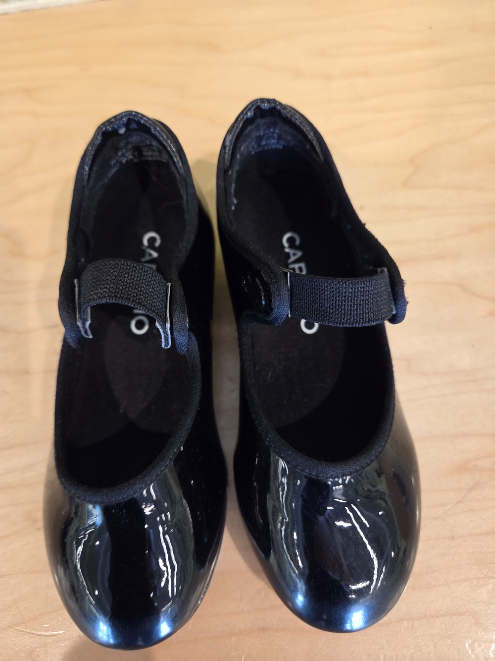 Capezio Black Patent Mary Jane Tap Shoes